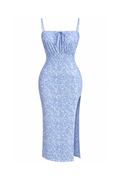 Floral Maxi Slit Dress