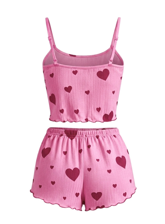 Heart Print Pajama