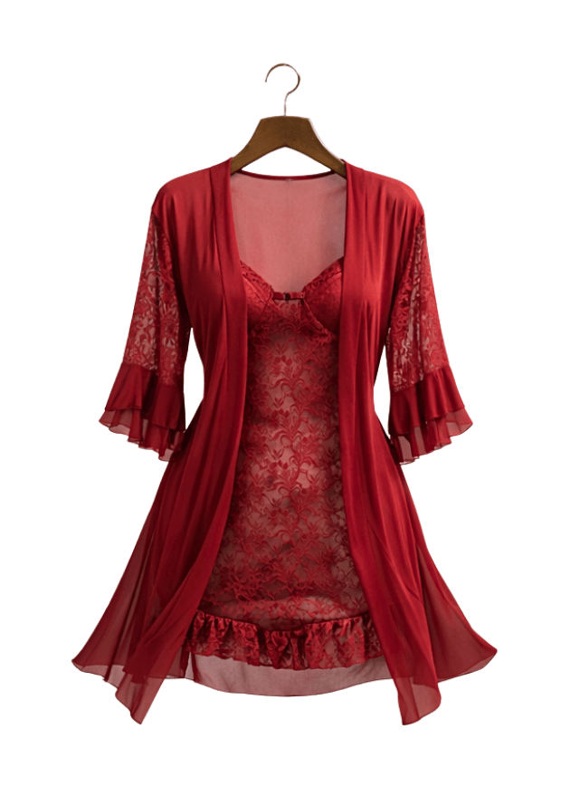 Lace Lingerie Robe