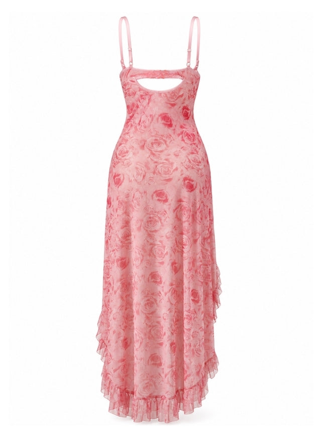 Long Floral Lingerie