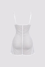 Short Sheer Lingerie with Padded