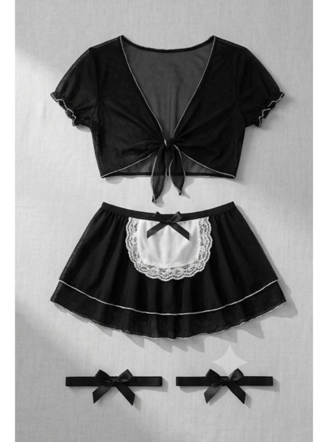 Transparent costume lingerie