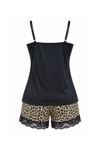 Leopard Print Shorts Pajama Set