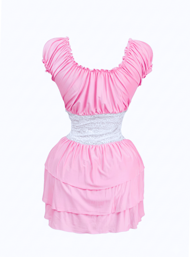 Dress with Lace Details