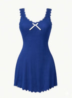 Sleeveless Bow Nightdress