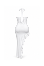Dress with Open Neckline