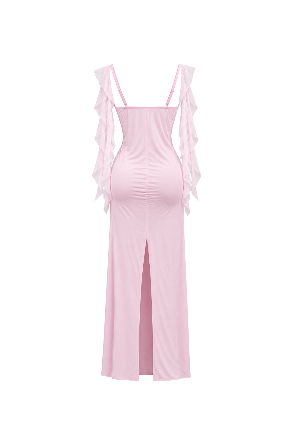 Long Lingerie with Sheer Bust & Midriff