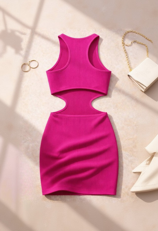 Open Back Bodycon Dress