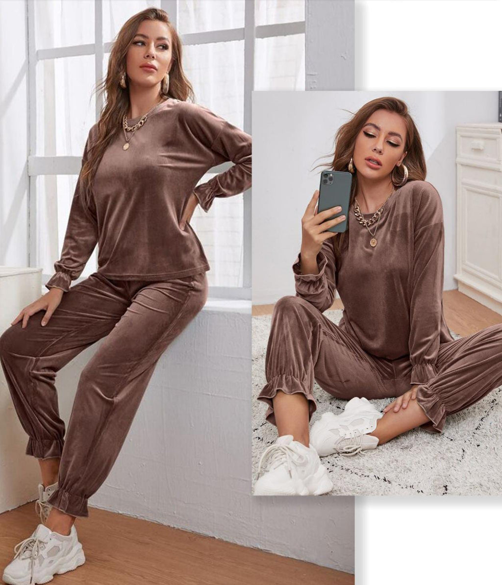 بيجامه بنطلون قطيفه