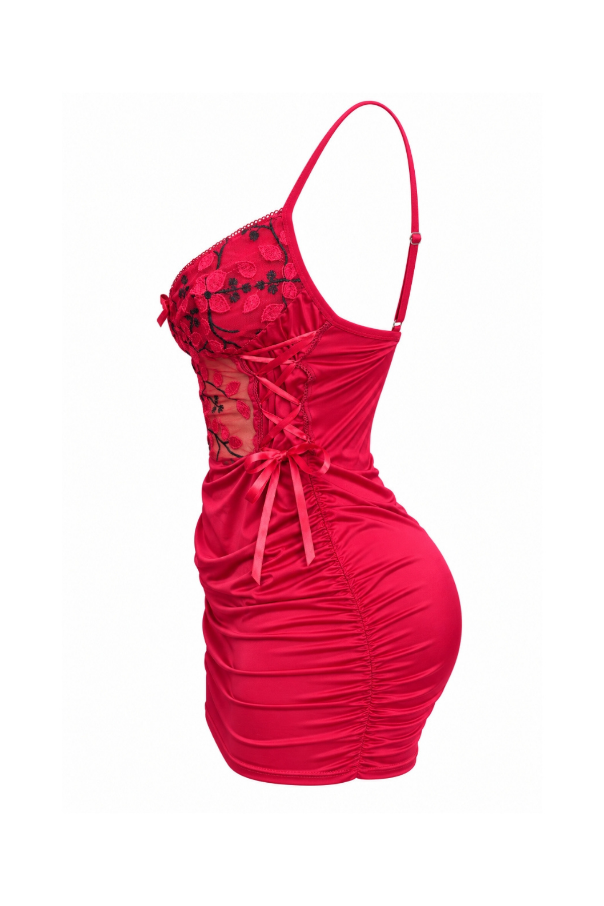 Sheer Lingerie with Open Back