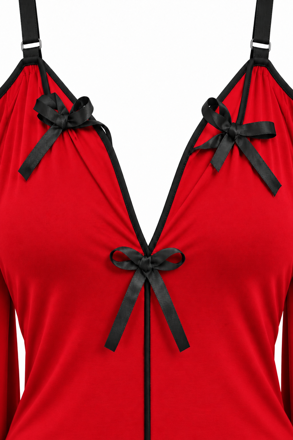 Short dress with long sleeves and cold shoulders