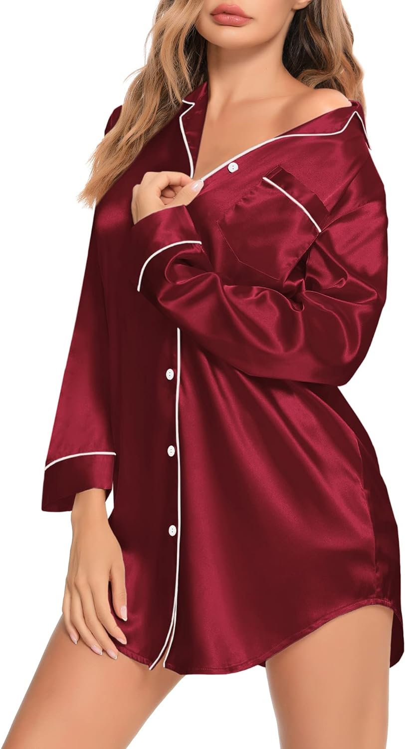 Satin Night Shirt